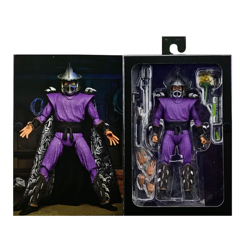 Op voorraad: NECA 54184 TMNT II The Secret of The Ooze Ultimate Shredder, 18 cm actiefiguur, officieel gelicenseerd, verzamelmodel uit de film.