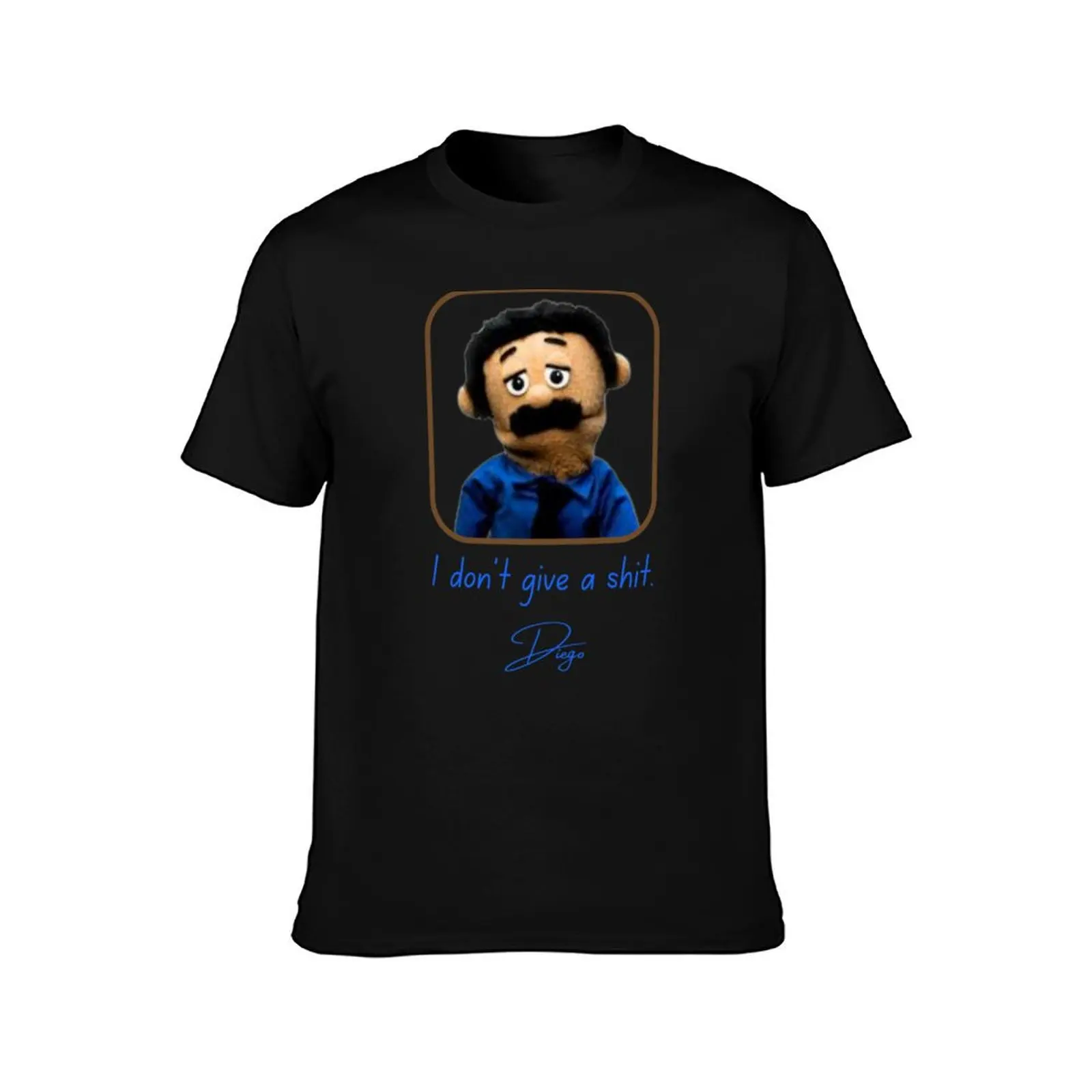 Awkward Puppets Diego T-Shirt Basic Solid Color Casual Tee Shirt