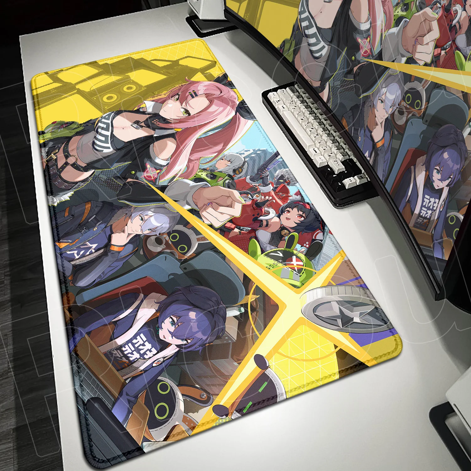 

Zenless Zone Zero Gaming Mousepad Large Computer Gamer Lock Edge Non-slip Mouse Pad XXL Keyboard PC Rubber Antislip Base Deskmat