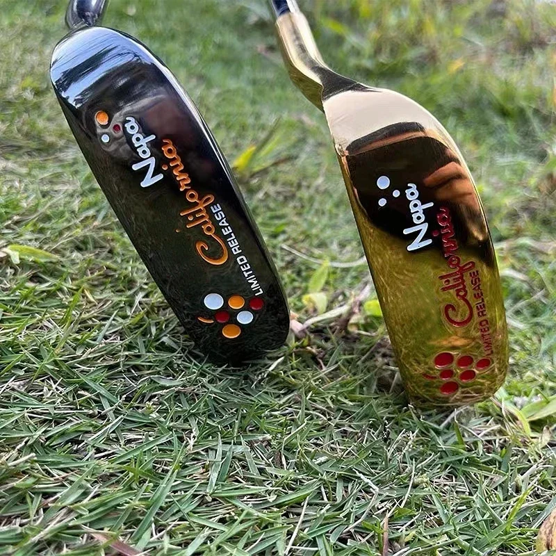 Golf Putter Napa California LIMITED RELEASE New Men's and Women's Black and Gold Grape Putter with Cover with Logo