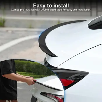 Do Tesli Model 3 Highland 2024-2025 Performance ABS Carbon Fiber Tylne skrzydła bagażnika Spoiler Akcesoria zewnętrzne do samochodów Części samochodowe 10 best sales spojler tylny modelu 3 - №3