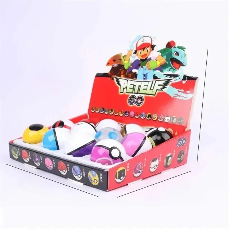 Pokemon Figure 12pcs/Set Poké Ball Pokeball Action Figure Cartoon Anime Kawaii Doll Poke Ball Collection Birthday Best Gifts view 4