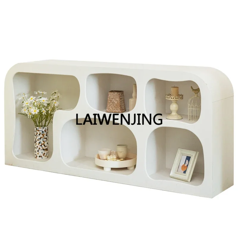 

HLZ simple creative bookcase tree hole display light luxury color matching figure cabinet complete furniture