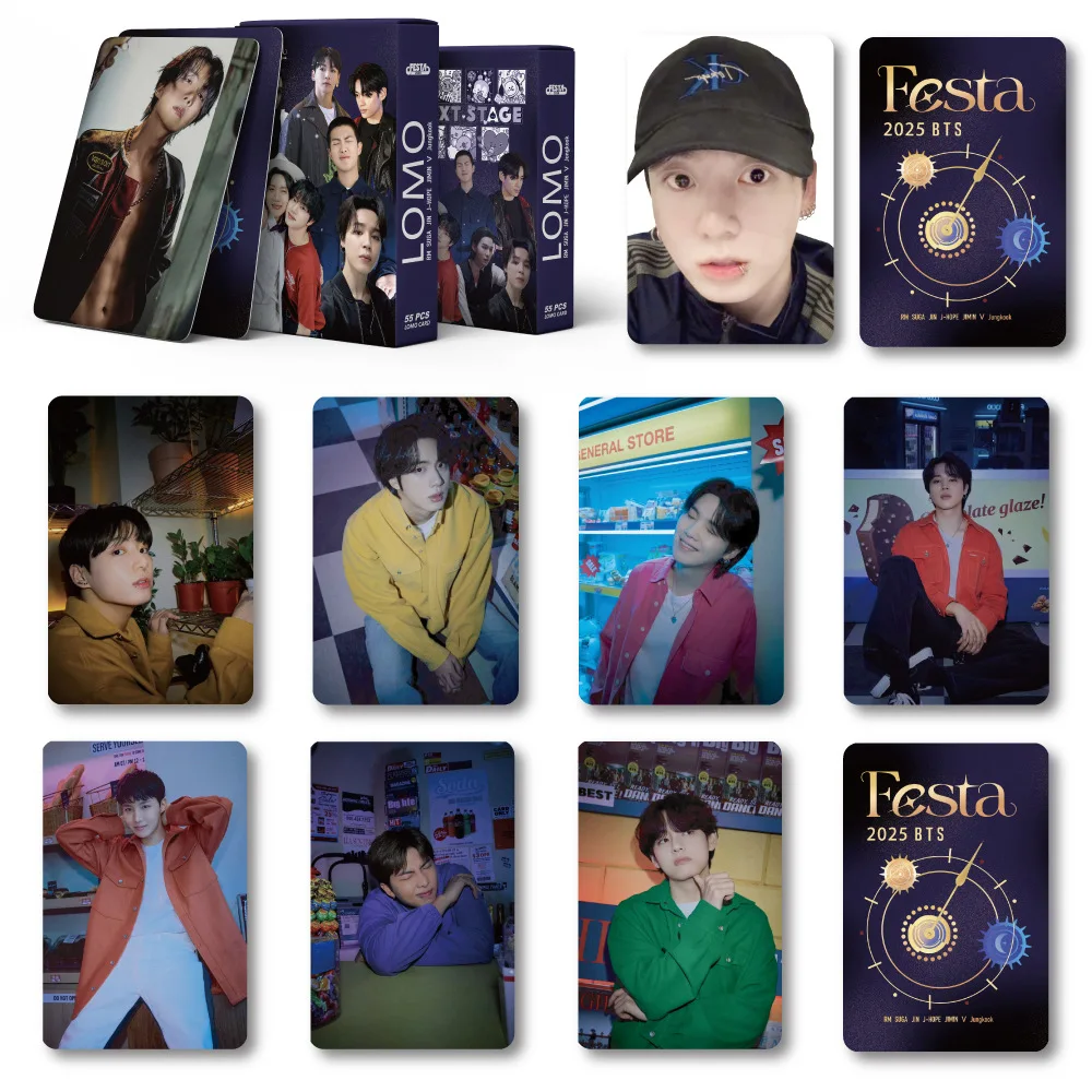 55pcs/Set KPOP Stray New Album Photocards Collection Lomo Cards High Quality Print Photo Cards Fan Gift