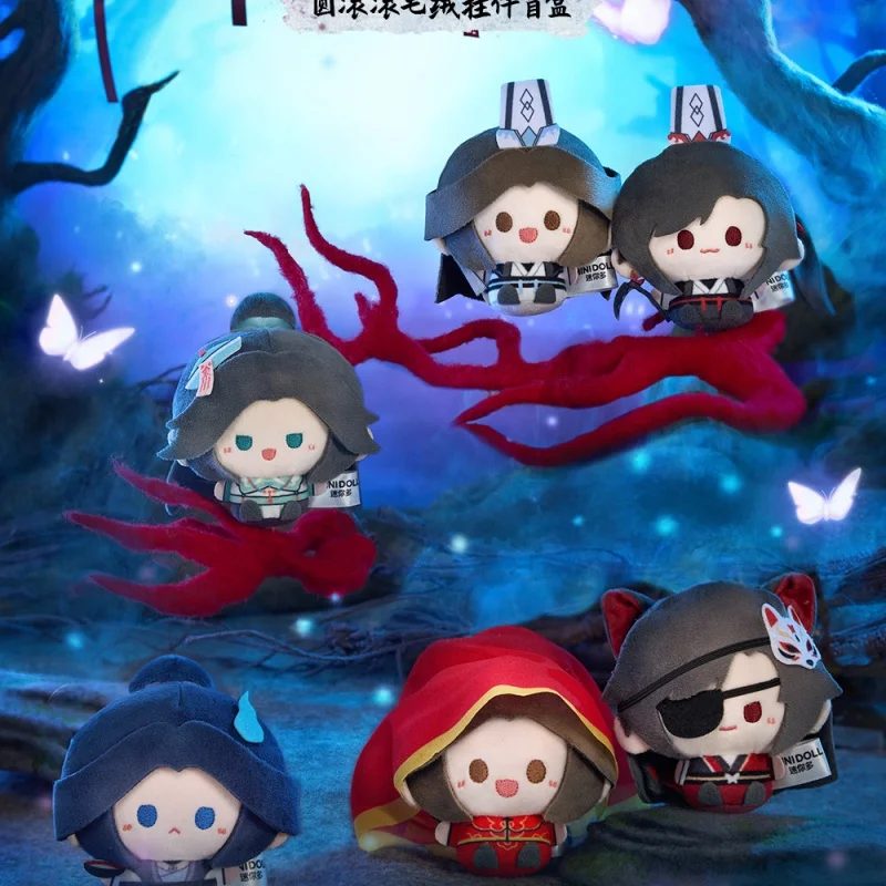 

Новая серия фигурок-сюрпризов «Небесное благословение» — «Рынок призраков», круглые и пухлые, плюшевые куклы Хуа Чен, подарок-сюрприз для декора