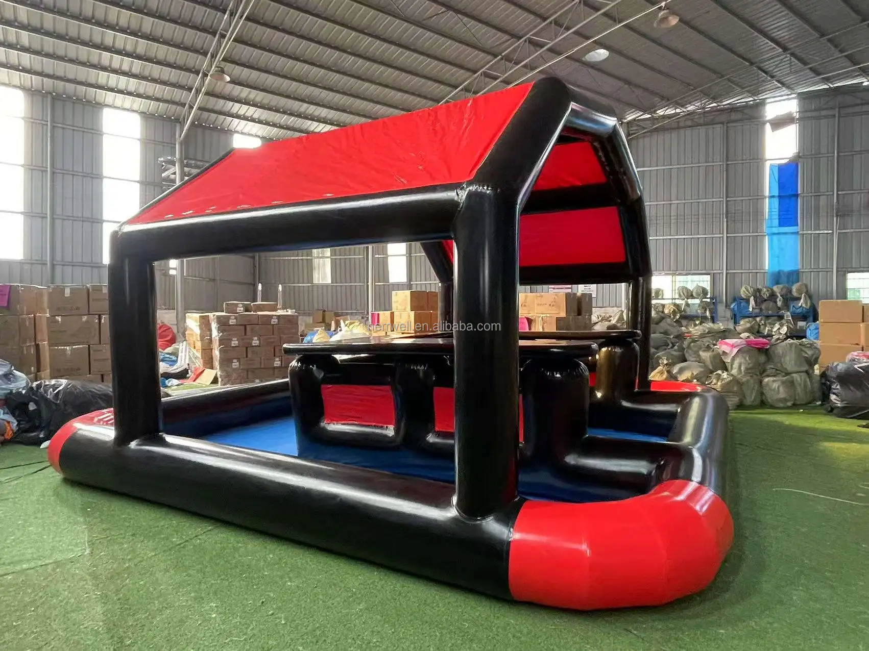 Hot Selling Portable Airtight Party Bar Commercial Inflatable Floating Water Pool Bar Combo Inflatable Swimming Pool for Sale
