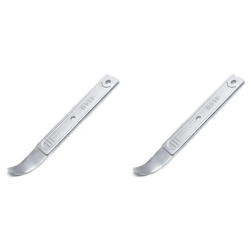A69E2X Lever Tool Car Door Interior Removal Tool Metal Rod Car Clip Floor Screwdriver Removal Tool Auto Repair Tool