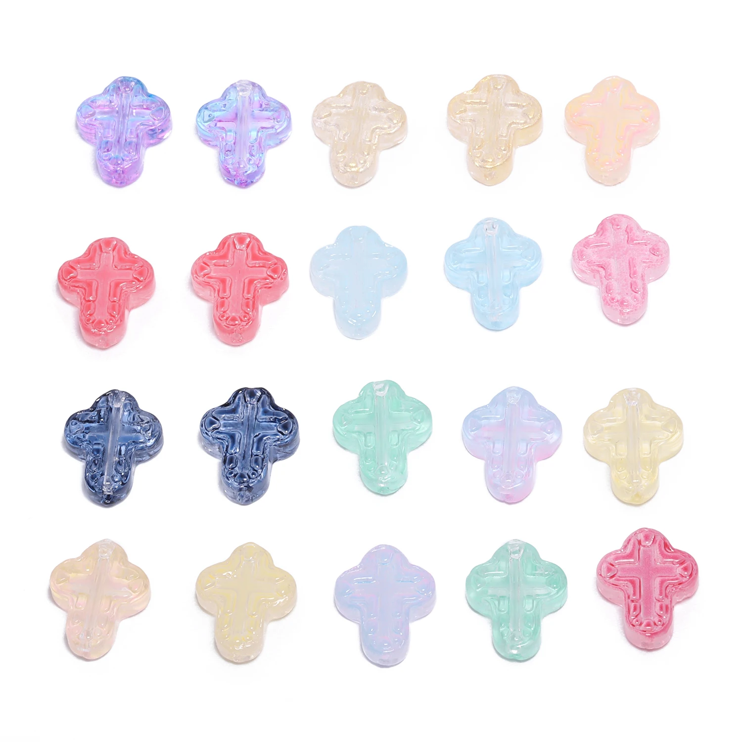 18x15.5mm 20pcs Multicolor Cute Bowknot Lampwork Czech Glass Beads for Needlework Jewelry Making Handmade DIY Bracelet Accessory