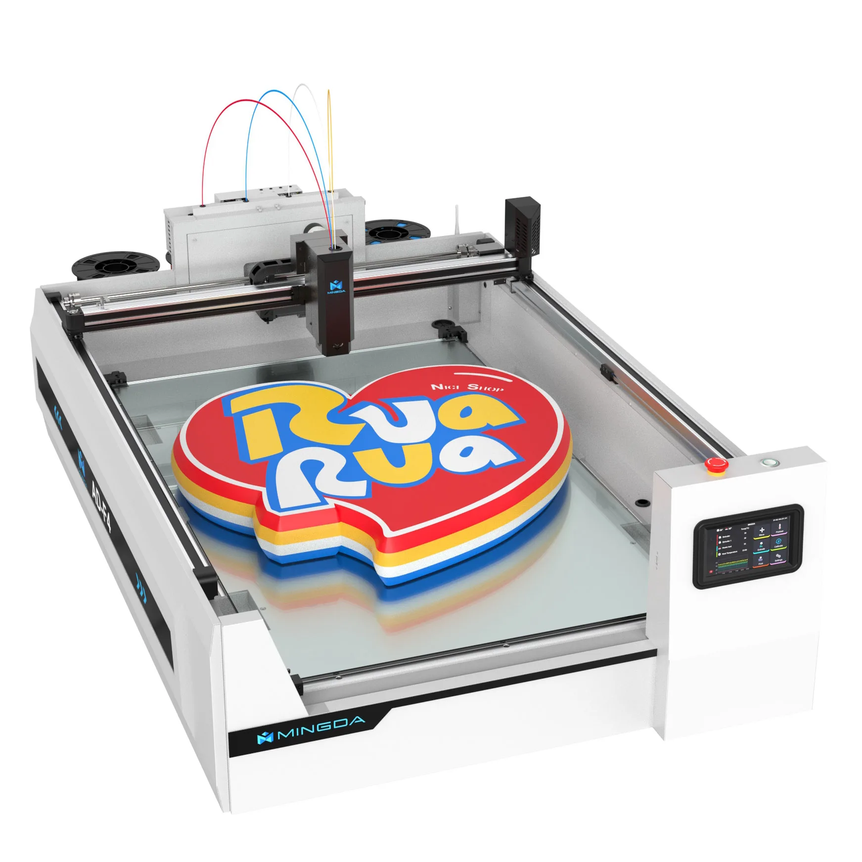 AD-F4 kostenlose Nivellierung Sonderangebot Großformat 800 * 1200 * 100 mm Logo-Druckmaschine 3D-Drucker für Beschilderung