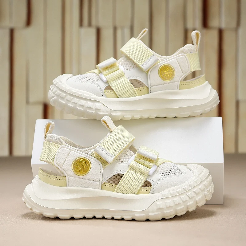 Fashion Children Outdoor Shoes Boy Barefoot Sneaker Breathable Mesh Kids Casual Sneaker Water Sports Sandals for Boy