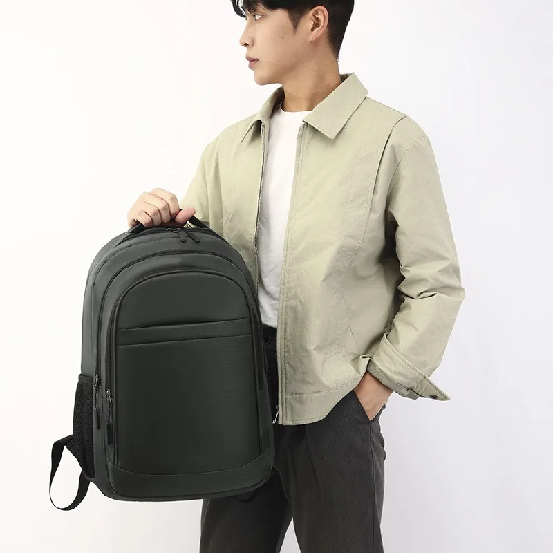 Mochila masculina oxford à prova d'água, grande capacidade, bolsa para computador de negócios, lazer, viagem, escola, estudante