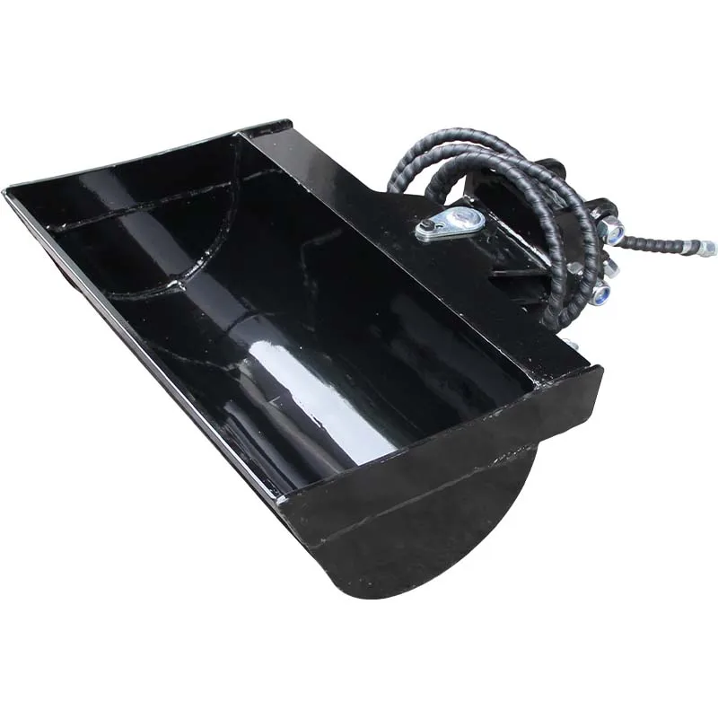 Kleines Baggerzubehör – 600-mm-Neigungseimer, kleiner Baggereimer, hydraulischer Neigungsbagger, geeignet für Gartenarbeit, Farmlan