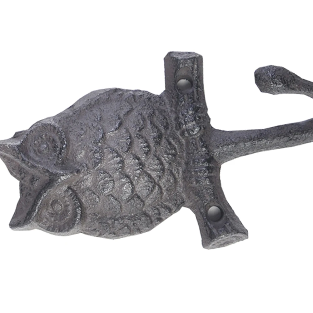

1pc Iron Home Room Wall Hanging Decorative Coat Iron Hooks For Towels Hats Bags Owl Wall Coat Owl Hook Hooks Hook