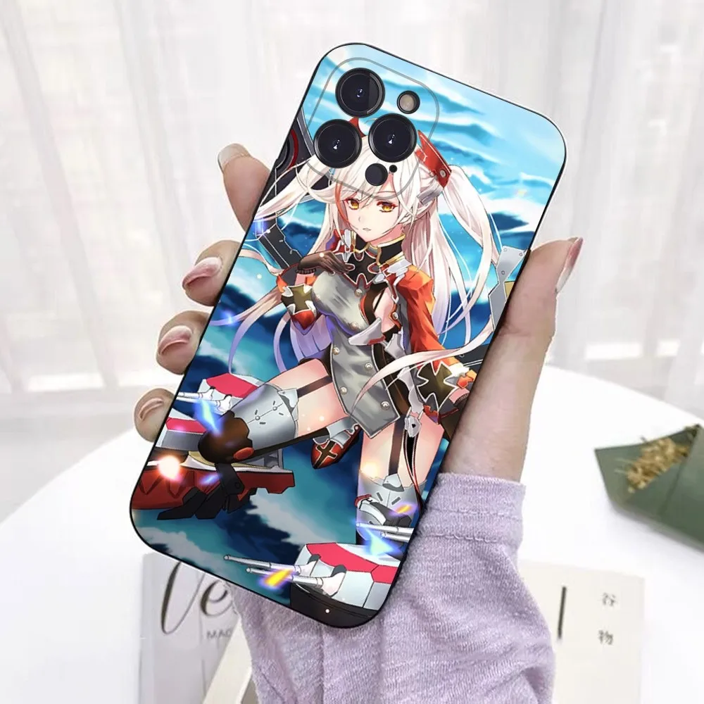 Azur Lane Phone Case for iPhone 15 8 7 6 6S Plus X SE 2020 XR XS 14 11 12 13 Mini Pro Max Mobile Case