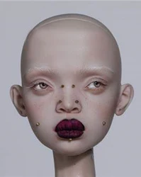 New bjd sd 39cm1/4 Butt Doll   Warrior Beth Little Owl Slim Girl Body Model Walking Platform Big Lip Spot Makeup