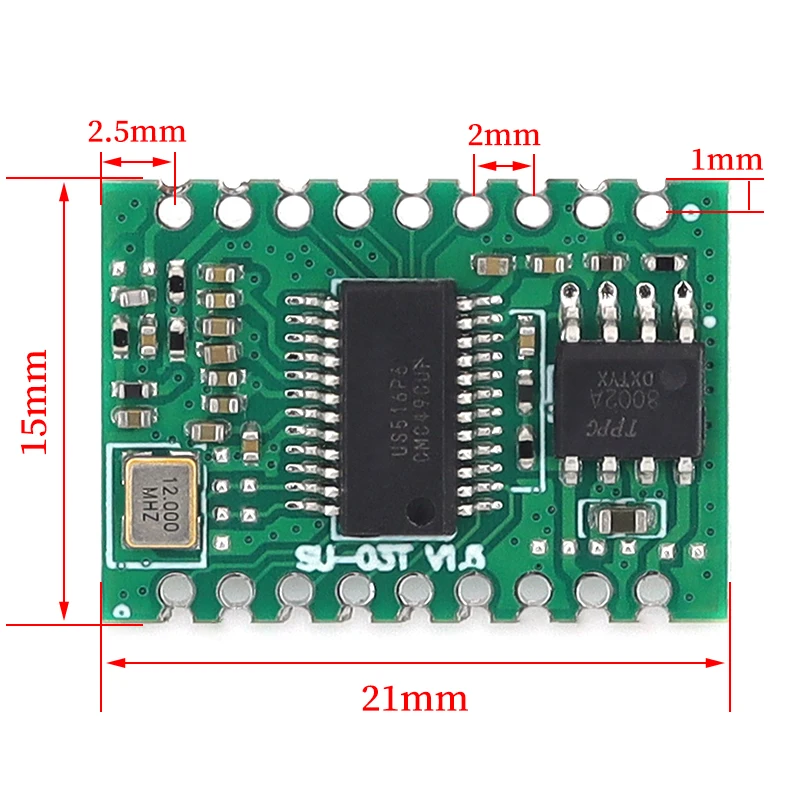 SU-03T AI Offline Speech Recognition Module Voice Control Chip Intelligent Voice Recognition Board Support