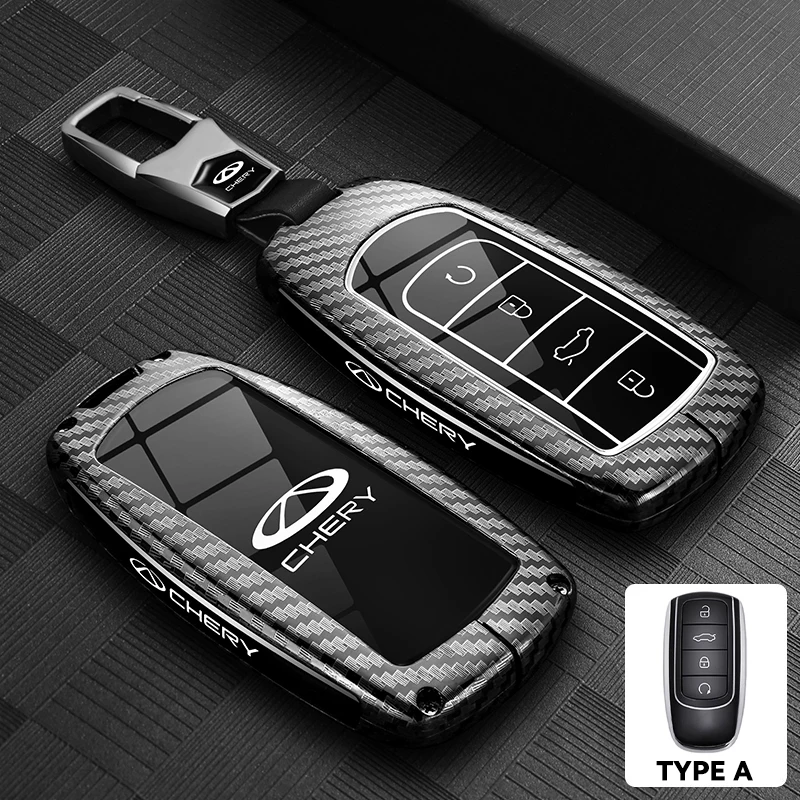Zinklegierung Autoschlüssel-Hülle für Chery Tiggo 8Pro 7Plus Arrizo8 Omenda Fernbedienung Schlüsselanhänger Schlüsselloses Interieur Zubehör – Detail 5