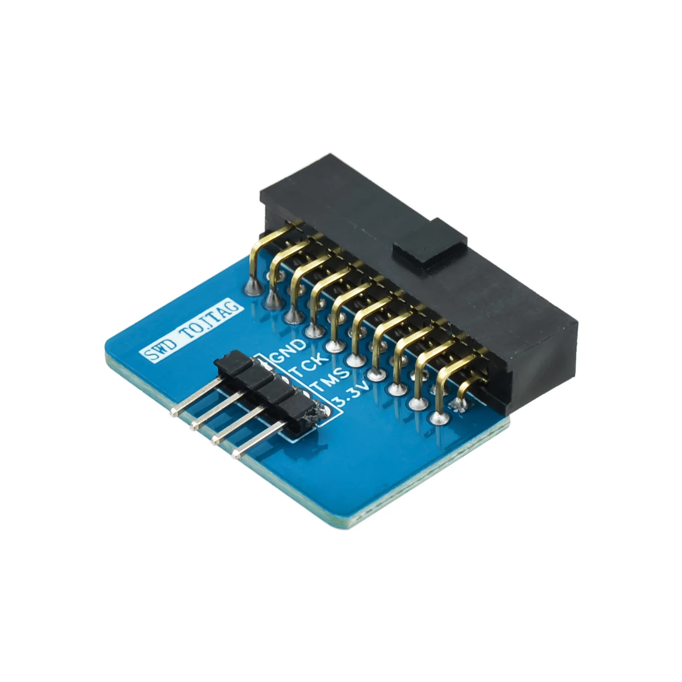 SWD to JTAG adapter board 20P2.54mm pitch JTAG to 4P pin SWD interface JLINK adapter board