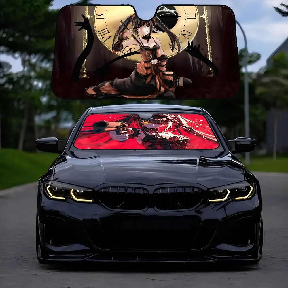 

Anime Characters Tokisaki Ku Car SunShade Car Sunshade Window Sunshade Sunblock Front Windshield Hood Interior Sunshade