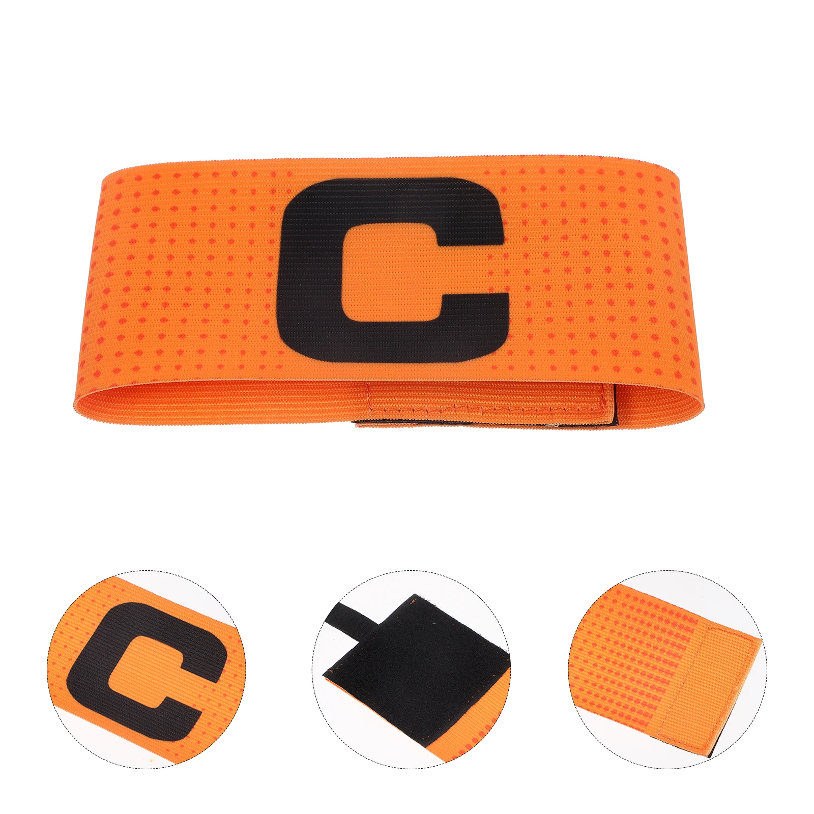 

3pcs Football Captain Armband Adjustable Sports Leader Armband Wear-Resistant Team Leader Arm Band For Soccer Basketball