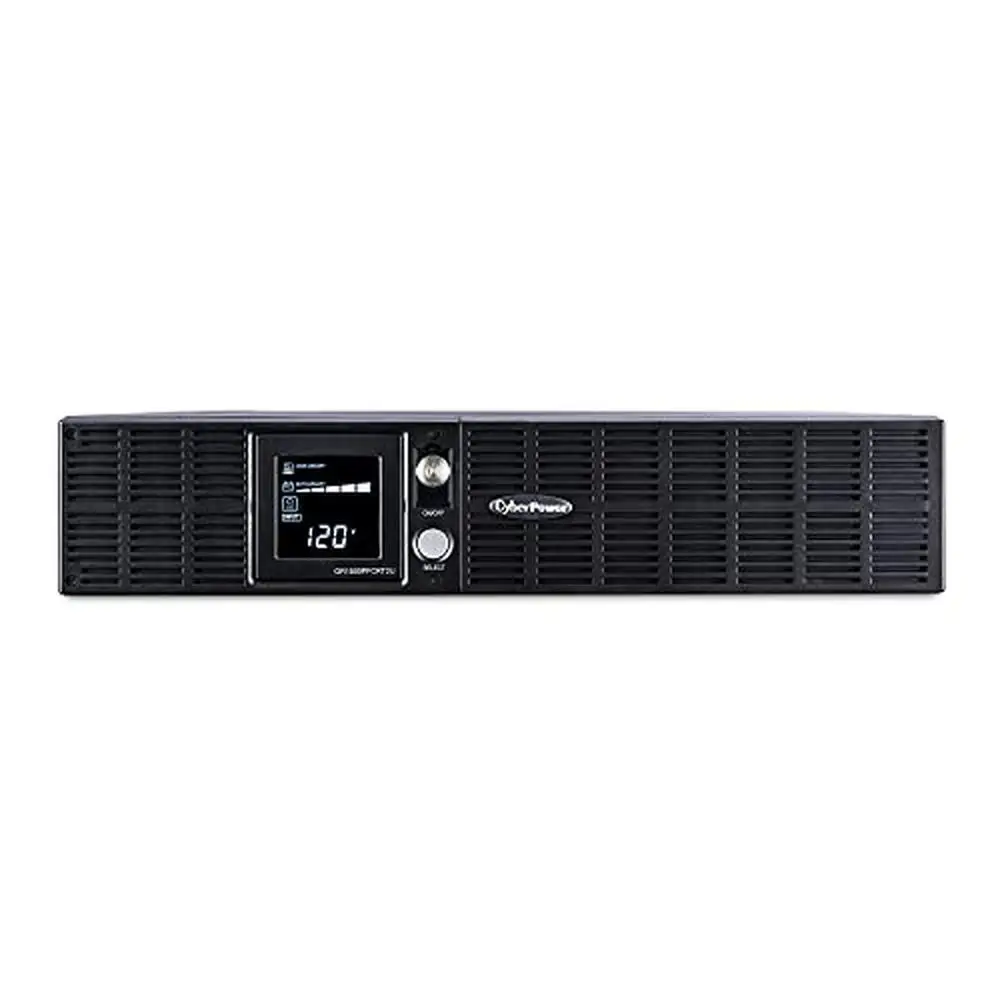 1500VA PFC Sinewave UPS System 8 Outlets Rotatable LCD AVR Rack/Tower