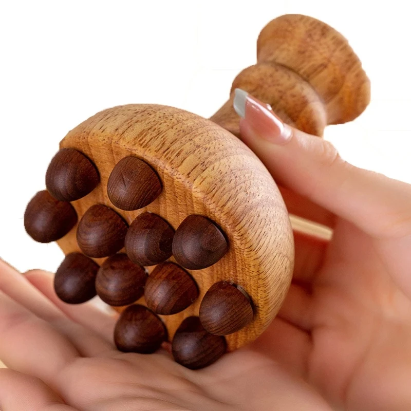 Masajeador de terapia de madera, drenaje linfático, cepillo de presión meridiano para adelgazar el cuerpo, circulación, herramienta de belleza para Spa en casa