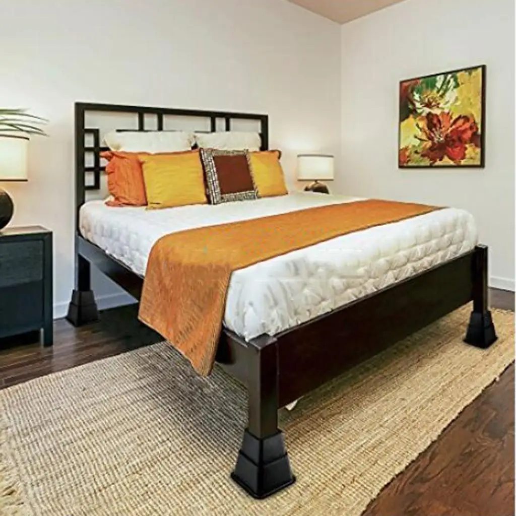 

Bed Lifter Heavy Duty Adjustable Plastic Riser Set for Sofa Table Cabinet Under Bed Storage Organizer