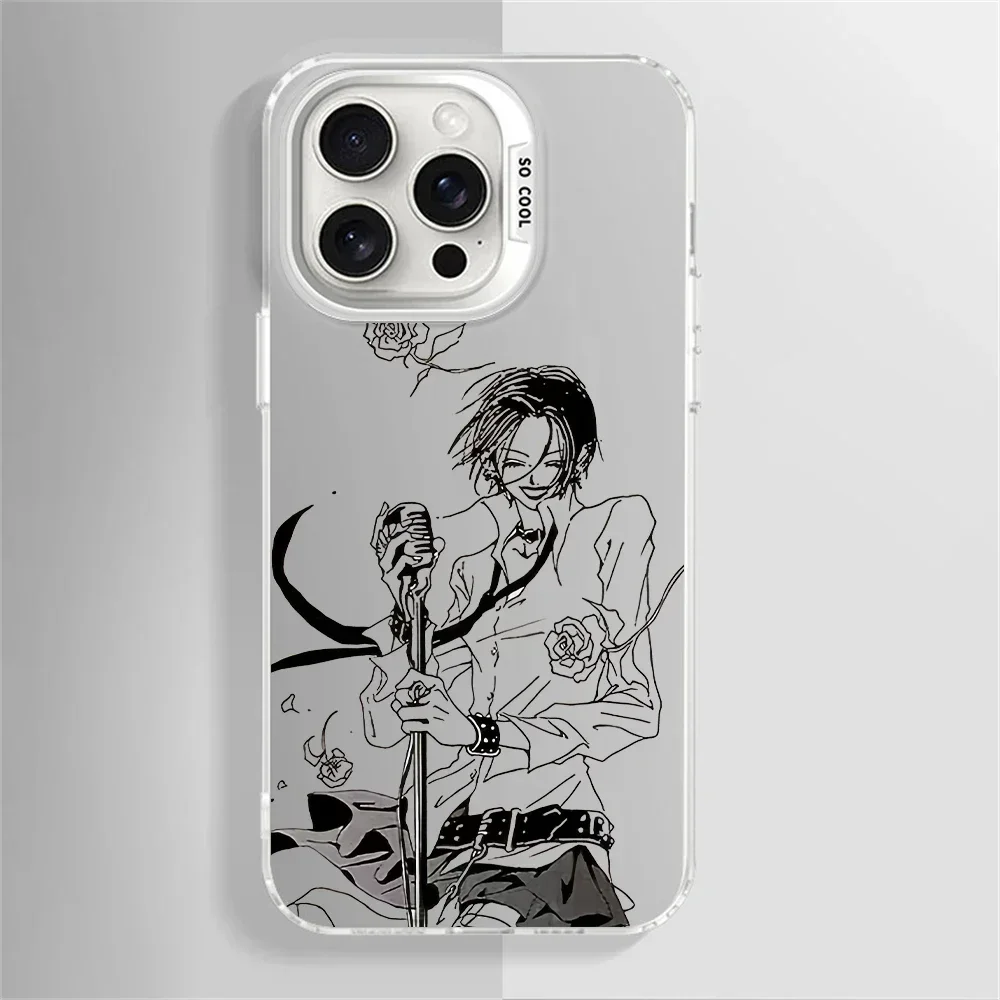 PUNK BLAST Osaki Nana Anime Case for iPhone 16 14 15 Plus 11 12 13 Pro Max XR Anti-Scratch Dual Layer IMD Plastic Matte Cover