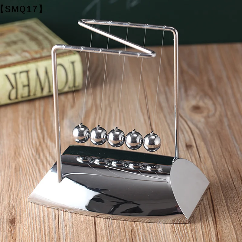 Z Newton Cradle Pendulum Ball Physics Science Pendulum Steel Balance Table Decor【SMQ】 view 3