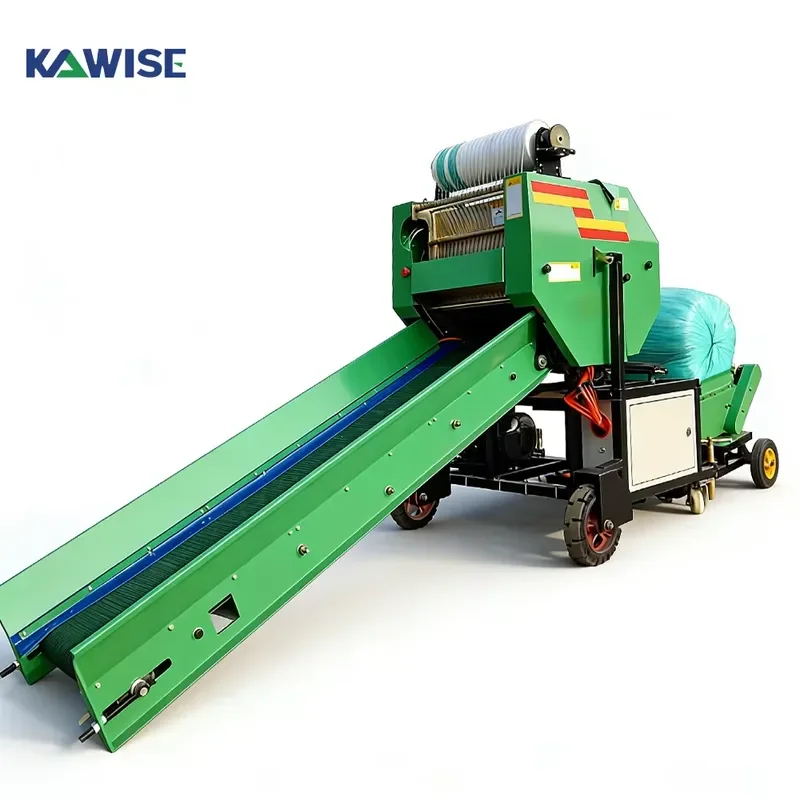 High Efficiency Silage Round Baler Machine and Electric Versions Heavy Farm Equipment view 6