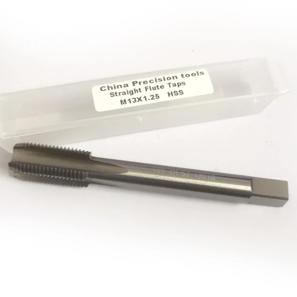Tarauds droits à vis fine, HSS Meaccelerthread, M13, M13X2, M13X1.75, m13x1.5, m13x1.25, m13x1, m13x0.75, m13x0.5