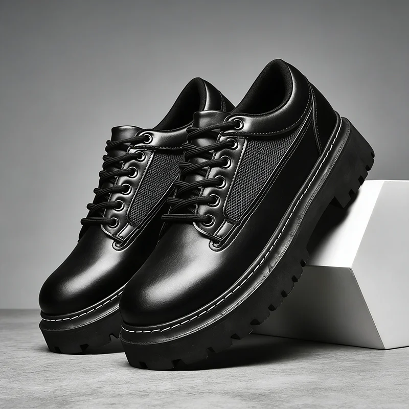 

Men's classic casual leather shoes Four Season soft sole breathable comfort outdoor walking business Dress visitor leather shoes