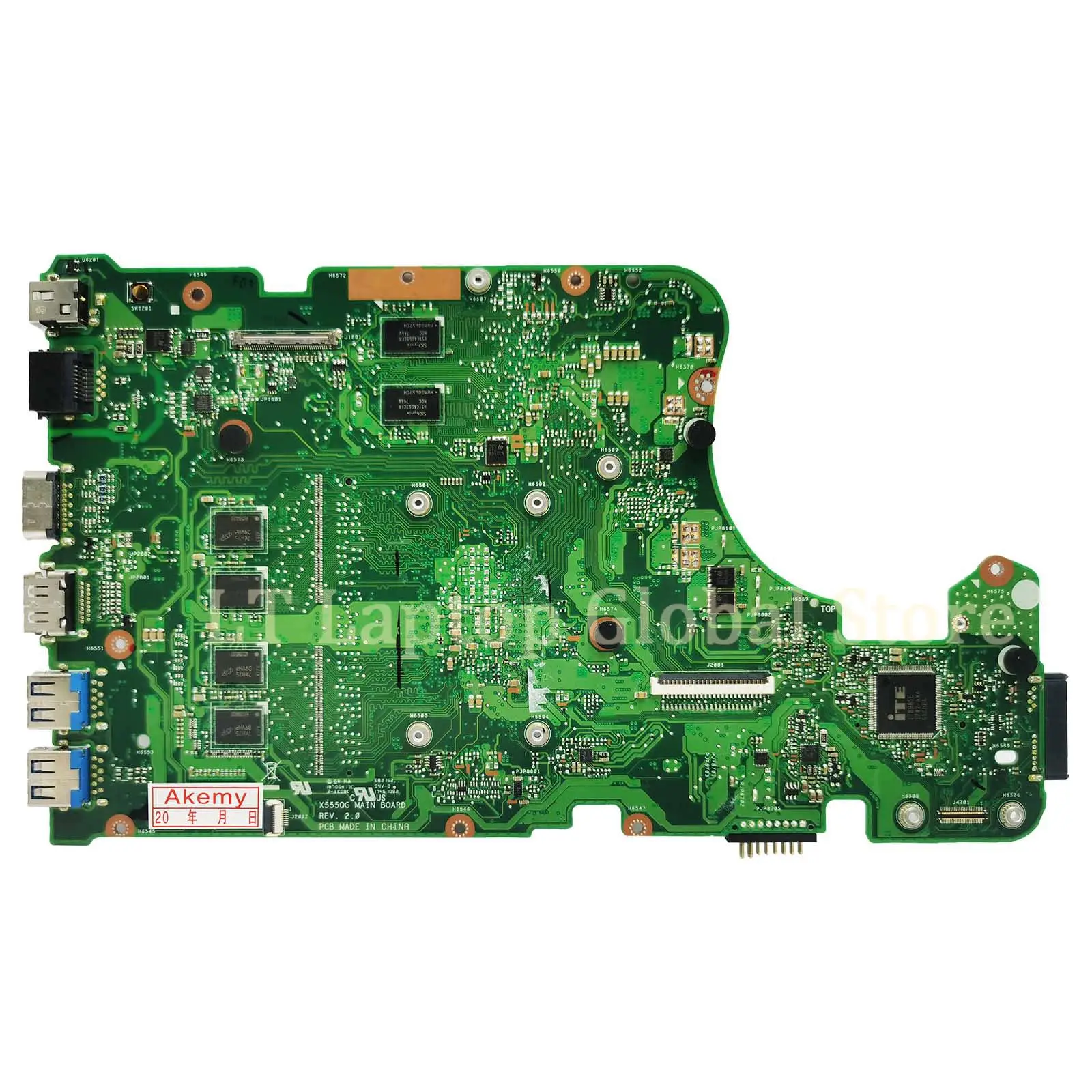 X555QG Laptop Motherboard For Asus X555QA X555Q K555B X555B X555BP X555BA Mainboard A6 A9 A10 A12 FX-9800P CPU 4G/8G-RAM