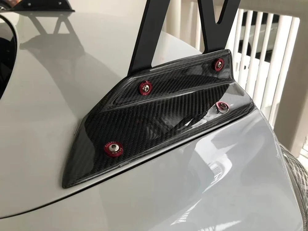 V Style Carbon Fiber Rear Trunk Wing Spoiler for Evolution EVO Lancer 10 X