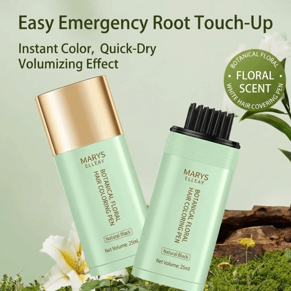 

One-time Hair Dyeing Comb Washable Precise Temporary Hair Color Comb Volume Cover Gray Hair Hair Dye Mascara DIY Styling Aid