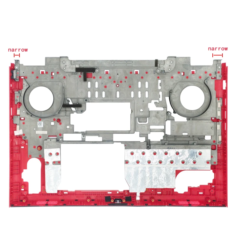 Imagem -06 - Laptop Lcd Tampa Traseira Moldura Frontal Palmrest Base Inferior Tampa da Porta Inferior Dell Inspiron 15 7000 7566 7567 Novo