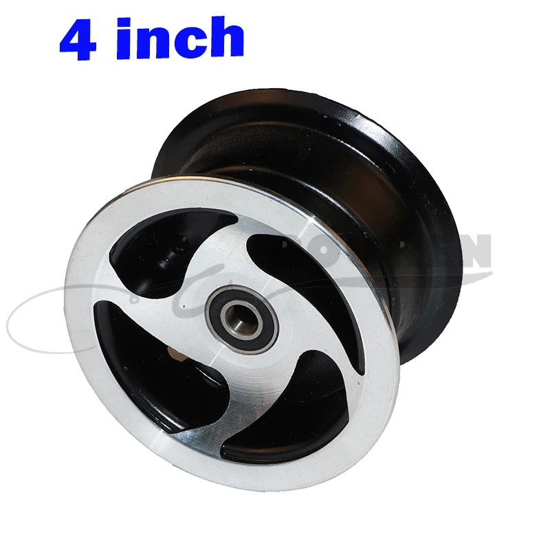 

4 inch aluminum alloy wheel hub rim 17mm or 19mm Inner hole for 2.80/2.50-4 2.50-4 electric Scooter wheelchair tire tyre