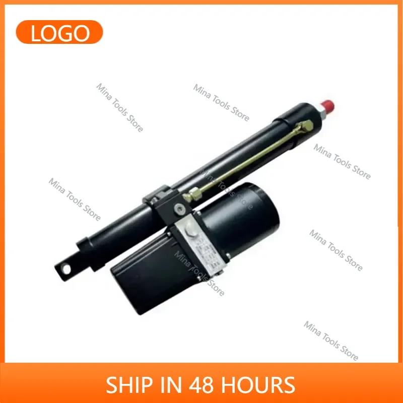 SG32-300X 12V-48V Electric Hydraulic Linear Push Rod 500KG 1T Jacking Force 200mm Stroke Permanent Magnet for Underwater