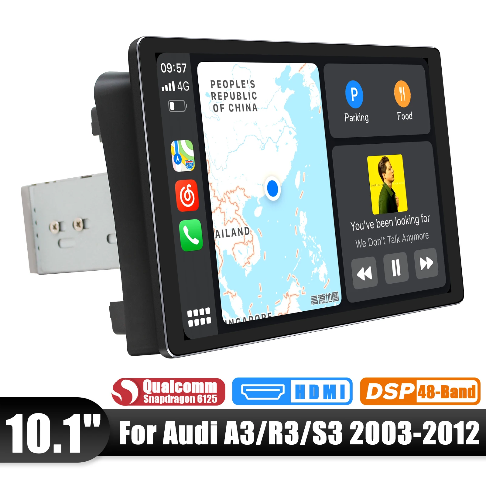 JOYING-وحدة راديو ستريو للسيارة مع سيارة أبل ، أندرويد أتوماتيكية ، أحدث ترقية ، شاشة كبيرة ، أودي A3 R3 S3-بهو ، #1