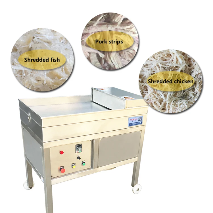 QDMECH Industrial Cooked Fish Beef Chicken Meat Shredding Machine Pork Floss Maker Making Machine
