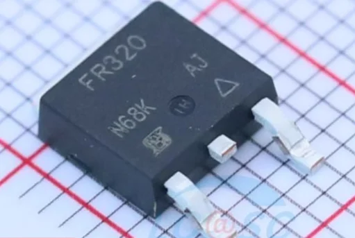 (10PCS) 100% nuevo  IRFR320TRPbF FR320 TO-252 3.1A 400V