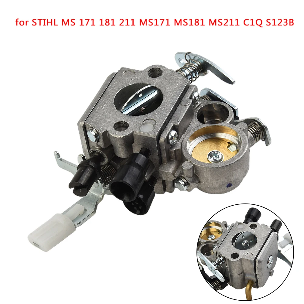 Carburetor for For MS171 For MS181 For MS211 M11 Chainsaws Designed for Use with C1Q and S123B Carburetor Calibration
