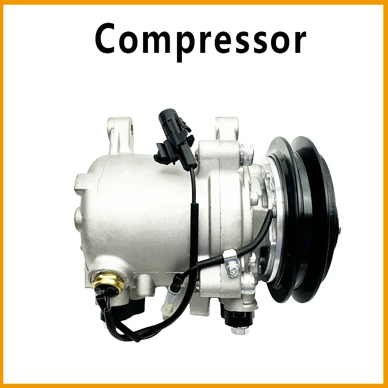 High Efficiency AC Compressor for Kubota 135-165/U30/988/M954, Excavator Tractor Harvester Direct Replacement Part