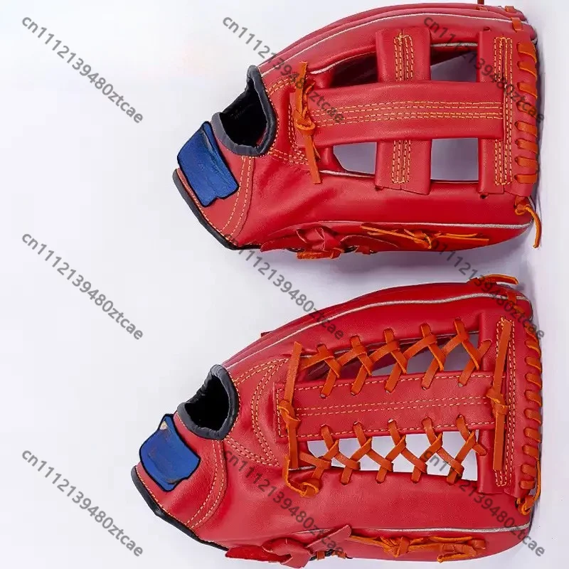 Full Cowhide Leather Baseball Softball Catcher Glove Infield Outfield Glove For Youth Adults Professional Pitcher Training