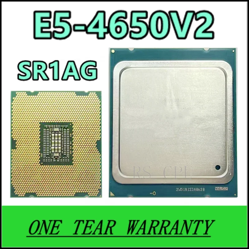 E5-4650V2 E5 4650V2 SR1AG 2.4GHZ 10-Core 25MB SmartCache E5 4650 V2 E5 4650V2 FCLGA2011 95W