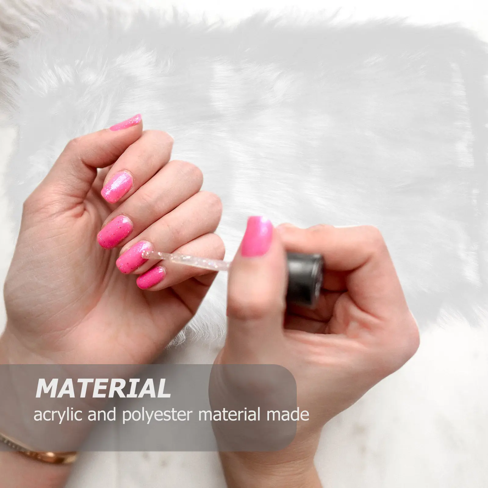 Professional Nail Picture Background Pad Lightweight Portable Photo Mat for Flat Lay Nail Art Jewelry Product Photography Props