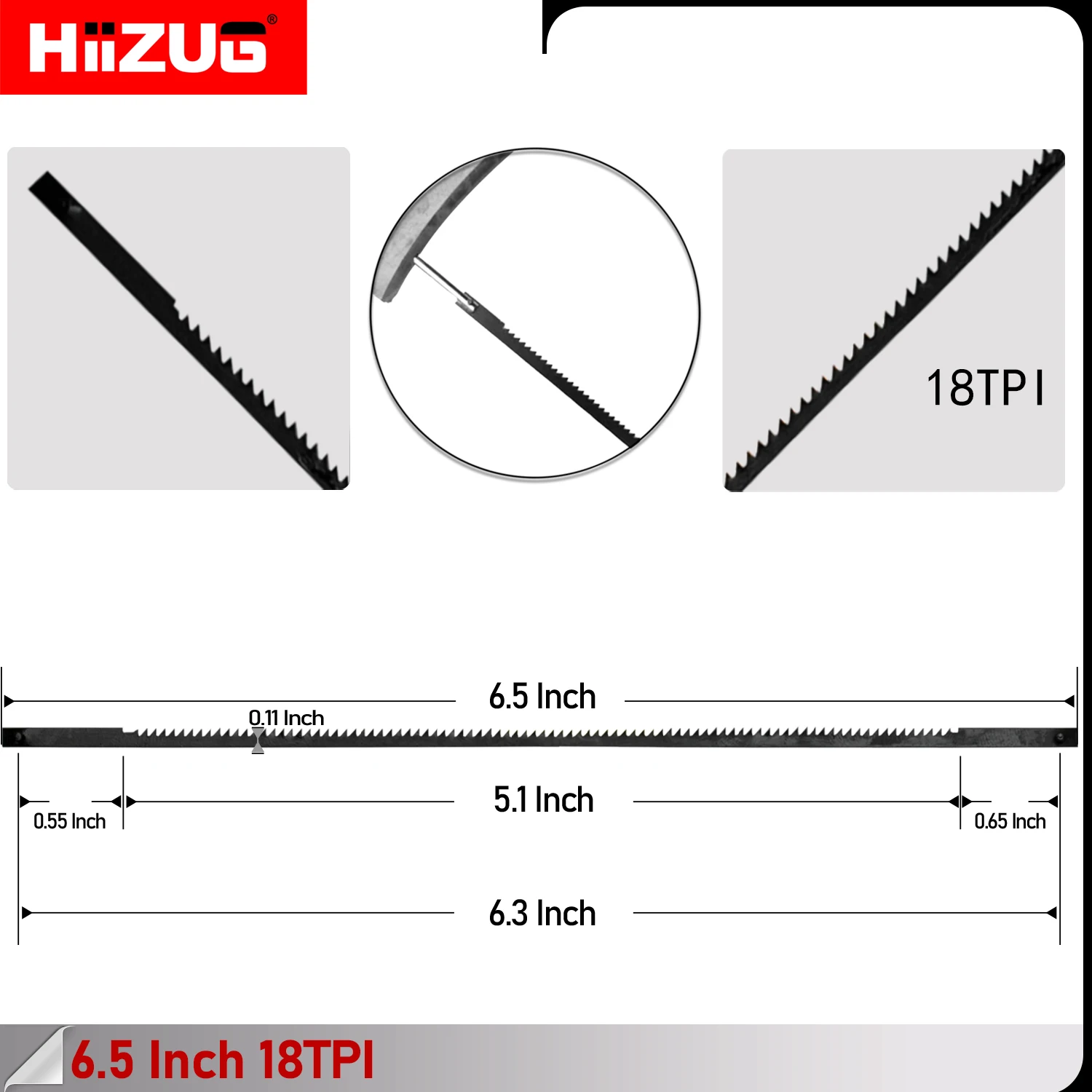 Sierra de desplazamiento de 150mm/6,5 pulgadas, extremo de pasador, 15TPI /18TPI /24TPI para moto-jigs, sierra de plantilla, herramientas de corte de Metal para carpintería, 24 unidades