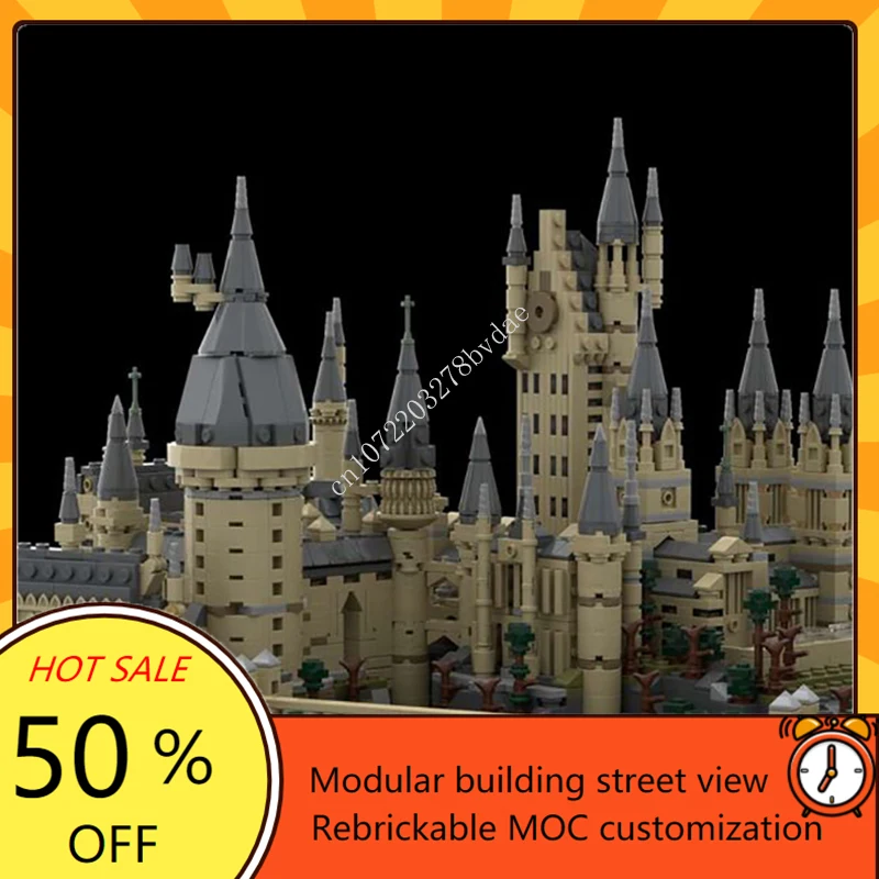 14880parts Customized MOC Hogwarts Castle - The Definitive Version Building Blocks Set birthday toys Christmas gifts for Kids