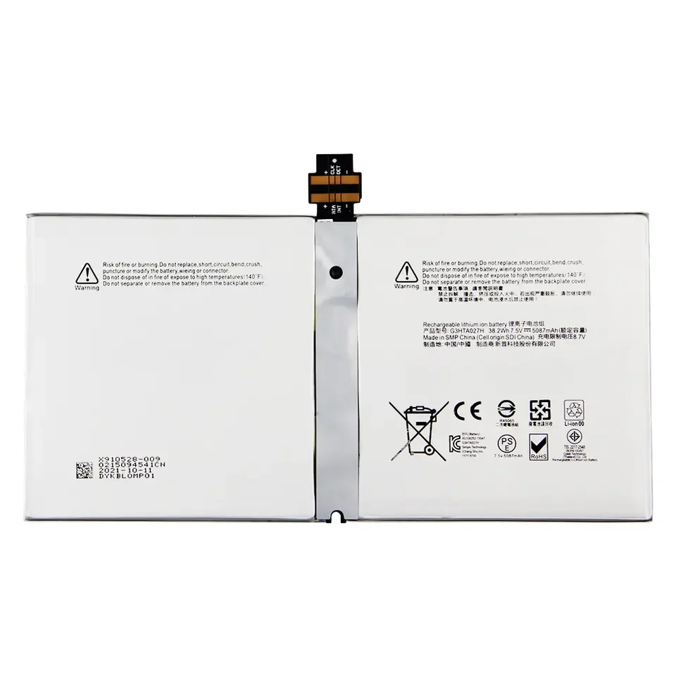 Imagem -02 - Substituição Bateria do Portátil para Microsoft Surface Pro Pro4 1724 G3hta027h Dynr01 5087mah