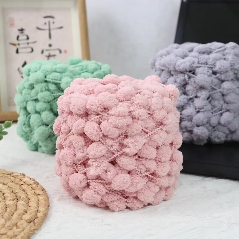 100g Chunky Chenille Yarn Gauge Jumbo Yarn Acrylic Thick Yarn Bulky Yarn for Hat Crochet Bed Arm DIY Hand-knitting Throw blanket